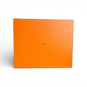 Authentic Hermès Large Orange Box 18” w Ribbon & Tissue Hermes